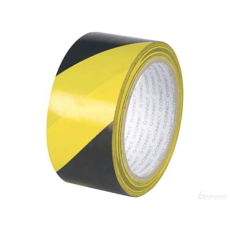 Taśma ostrzegawcza Q-Connect 48mm x 20m, Żółta/Czarna
